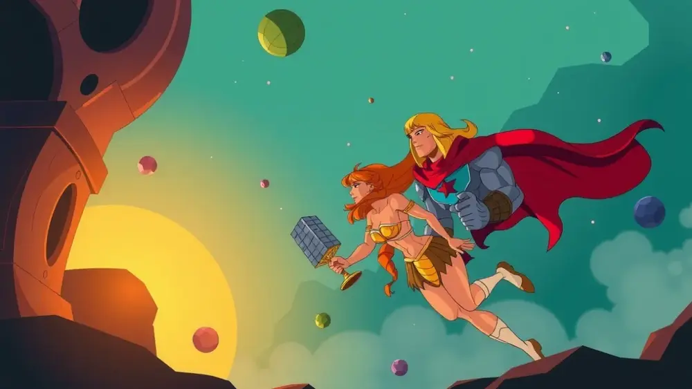 A relação entre os desenhos de He-Man e She-Ra no universo
