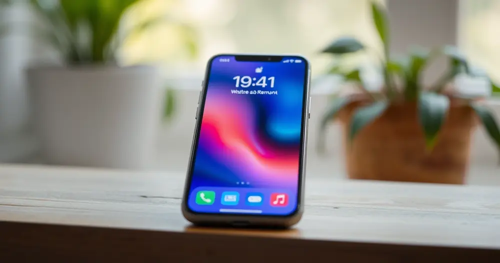 iphone exibindo tela inicial durante a remoção de um aplicativo