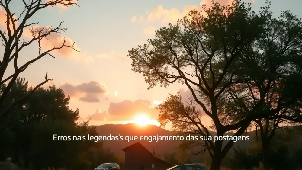 Erros nas legendas que reduzem o engajamento das suas postagens