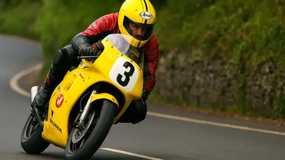 Joey Dunlop TT Ilha de Man motos corrida perigo