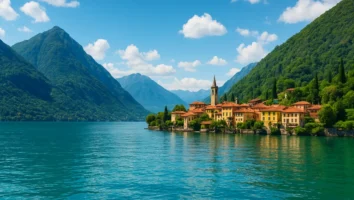 Lago italiano cenografia de Casino Royale?