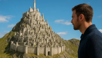 Maquetes gigantes usadas em Senhor dos Anéis