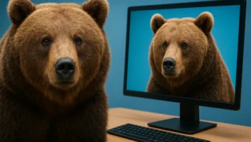 Urso de O Regresso foi feito no computador?