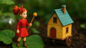 Arrietty Mundo Pequeninos Hiromasa Yonebayashi miniaturas Ghibli