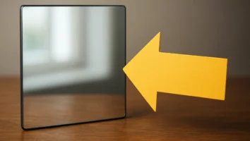 Como criam reflexos sem exibir câmera?