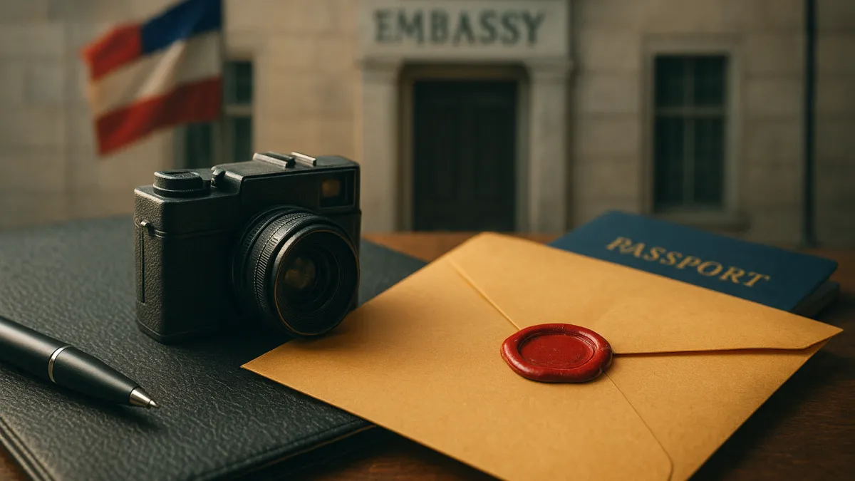 Filmes sobre operações de espionagem em embaixadas e consulados