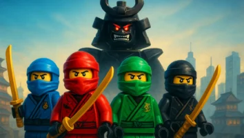 Lego Ninjago: O Filme – Ninjas Protegem a Cidade do Vilão Garmadon