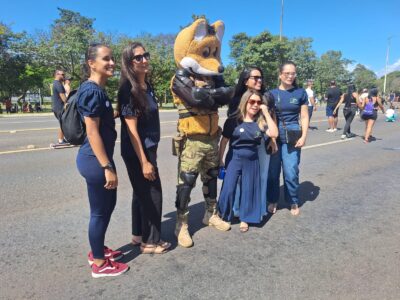 Lobo-Guará e PM Ambiental promovem inclusão no Eixão