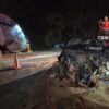 Acidente com carro, caminhão e ônibus deixa ferida em Sobradinho