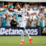 Neymar marca na ‘despedida’ da Vila e Santos vence Bragantino