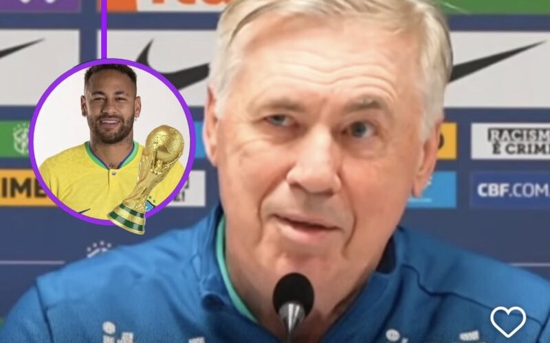 Neymar recusa sintético e perde chance com Ancelotti
