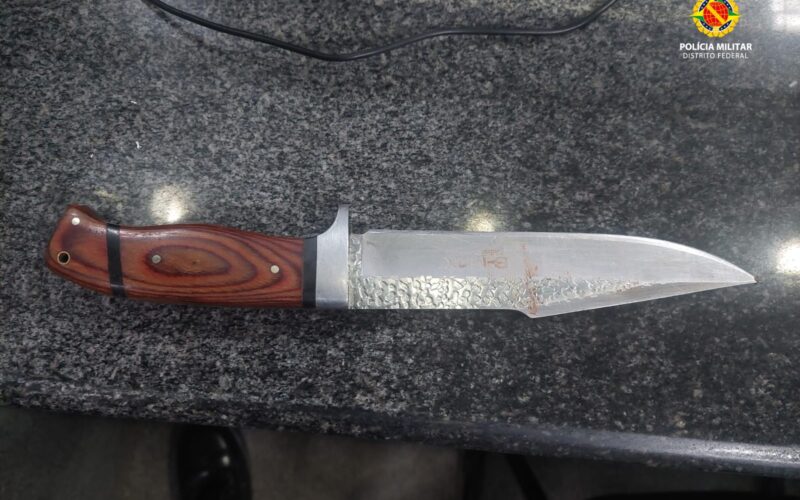 Segurança é esfaqueado em bar no DF; suspeito preso