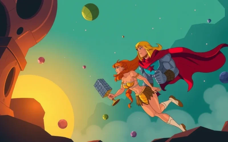 A relação entre os desenhos de He-Man e She-Ra no universo