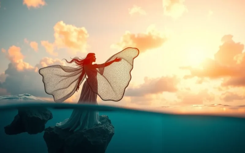 Calipso, a ninfa que prendeu Odisseu em sua ilha por sete anos