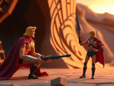 Como a animação de He-Man era produzida nos estúdios da Filmation