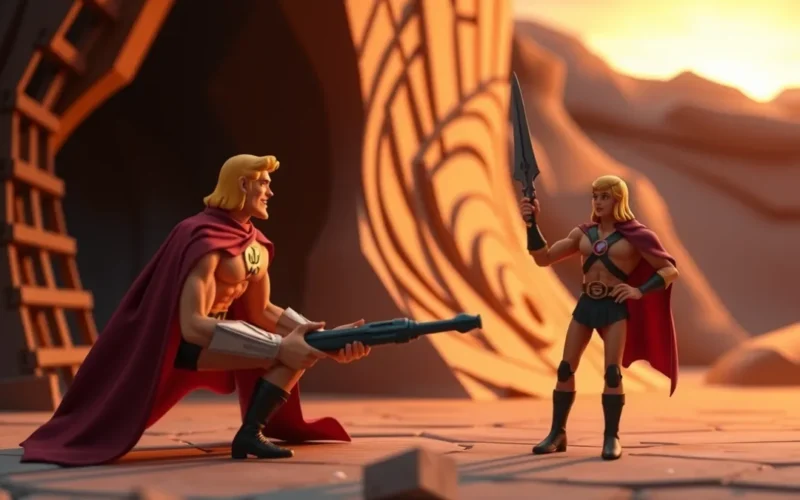 Como a animação de He-Man era produzida nos estúdios da Filmation