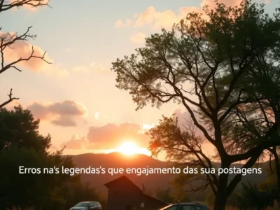 Erros nas legendas que reduzem o engajamento das suas postagens