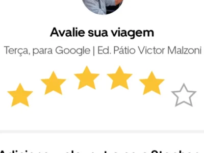 Uber libera 6 estrelas no Brasil para entrar no clima do hexa